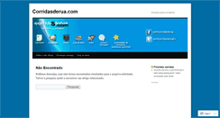 Desktop Screenshot of corridasderua.wordpress.com