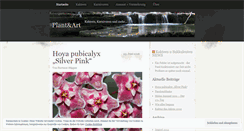 Desktop Screenshot of plantandart.wordpress.com