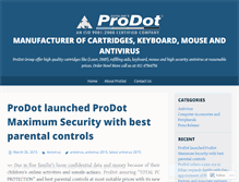 Tablet Screenshot of prodotgroup.wordpress.com