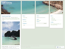 Tablet Screenshot of krabitravels.wordpress.com