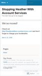 Mobile Screenshot of heatherwithaccountservices.wordpress.com