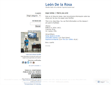 Tablet Screenshot of leondelarosa.wordpress.com