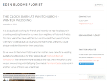 Tablet Screenshot of edenbloomsflorist.wordpress.com