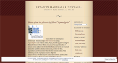 Desktop Screenshot of ertanca.wordpress.com
