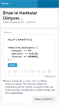 Mobile Screenshot of ertanca.wordpress.com