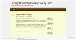 Desktop Screenshot of guidebeauty.wordpress.com