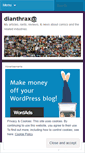 Mobile Screenshot of dianthrax.wordpress.com