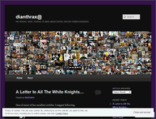 Tablet Screenshot of dianthrax.wordpress.com
