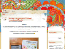 Tablet Screenshot of beautybazar.wordpress.com