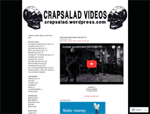 Tablet Screenshot of crapsalad.wordpress.com
