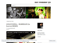 Tablet Screenshot of mccommeca.wordpress.com