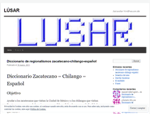 Tablet Screenshot of lusarin.wordpress.com