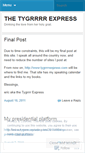 Mobile Screenshot of blacktygrrrr.wordpress.com