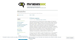 Desktop Screenshot of miradasdoc.wordpress.com