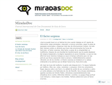 Tablet Screenshot of miradasdoc.wordpress.com