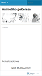 Mobile Screenshot of animeshoujocereza.wordpress.com