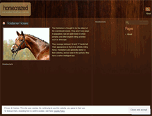 Tablet Screenshot of horsecrazed.wordpress.com