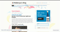 Desktop Screenshot of hiddenyou.wordpress.com