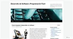 Desktop Screenshot of desarrollosoftware3.wordpress.com