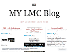 Tablet Screenshot of mylmcblog.wordpress.com