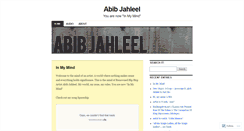 Desktop Screenshot of abibjahleel.wordpress.com