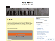 Tablet Screenshot of abibjahleel.wordpress.com