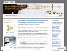 Tablet Screenshot of mrmproteomics.wordpress.com