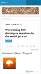 Mobile Screenshot of beachphysics.wordpress.com
