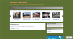 Desktop Screenshot of bunmihomes.wordpress.com