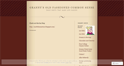 Desktop Screenshot of grannygreen.wordpress.com