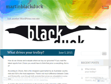 Tablet Screenshot of martinblackduck.wordpress.com