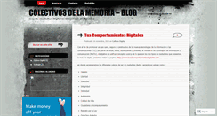 Desktop Screenshot of colectivosdelamemoria.wordpress.com