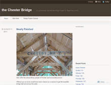 Tablet Screenshot of chesterbridge.wordpress.com