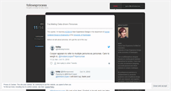 Desktop Screenshot of followsprocess.wordpress.com