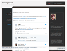 Tablet Screenshot of followsprocess.wordpress.com