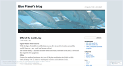 Desktop Screenshot of blueplanetdiving.wordpress.com