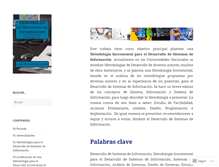 Tablet Screenshot of desarrollodesistemas.wordpress.com