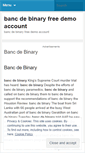 Mobile Screenshot of ebm.bancdebinaryfreedemoaccount.wordpress.com