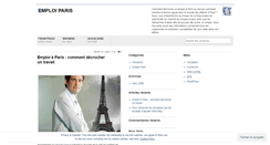 Desktop Screenshot of emploiparis.wordpress.com