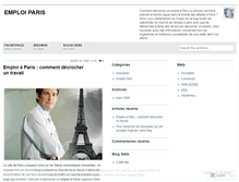 Tablet Screenshot of emploiparis.wordpress.com