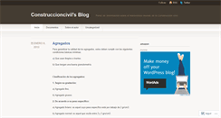 Desktop Screenshot of construccioncivil.wordpress.com