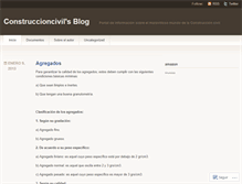 Tablet Screenshot of construccioncivil.wordpress.com