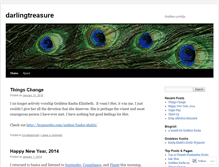 Tablet Screenshot of darlingtreasure.wordpress.com