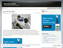 Tablet Screenshot of educacioncompleta.wordpress.com