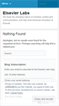 Mobile Screenshot of elsevierlabs.wordpress.com