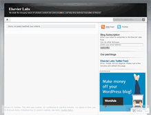 Tablet Screenshot of elsevierlabs.wordpress.com