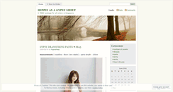 Desktop Screenshot of hippiesheep.wordpress.com