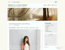 Tablet Screenshot of hippiesheep.wordpress.com