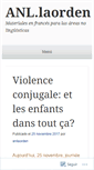 Mobile Screenshot of anllaorden.wordpress.com