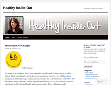 Tablet Screenshot of healthyinsideout.wordpress.com